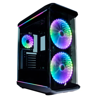 Корпус 1stPlayer X8 RGB LED Black без БП