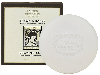 Мило для гоління для чоловіків - Panier des Sens L'Olivier Homme Men's Shaving Beard Soap 150g (932048-40804)