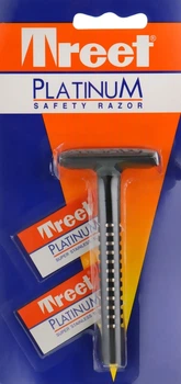 Чоловічий бритвений станок для гоління - Treet Platinum Safety Razor (643601-35336)