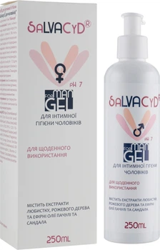 Мужской гель для интимной гигиены - Green Pharm Cosmetic Salvacyd Intim Gel 250ml (476141-34754)