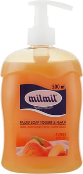 Жидкое мыло "Йогурт и персик" с дозатором - Mil Mil 500ml (845735-39754)