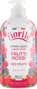 Жидкое мыло "Красные фрукты" - Parisienne Italia Fiorile Red Fruits Liquid Soap 500ml (578075-38895)