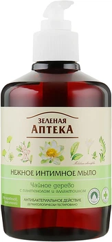 Нежное интимное мыло антибактериальное "Чайное дерево" - Зеленая Аптека 370ml (60513-18648)
