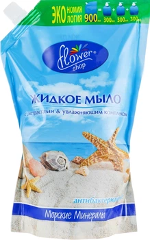 Рідке мило антибактеріальне "Морські мінерали" - Flower Shop (дой-пак) 900ml (369247-28021)