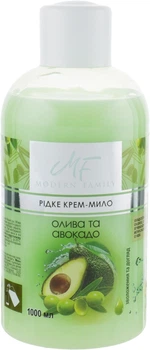 Крем-мило "Олива та авокадо" - Pirana Modern Family 1000ml (449913-31966)