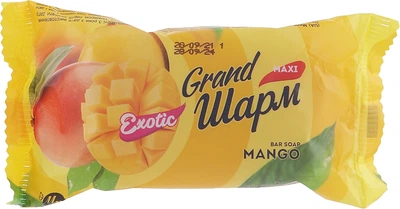 Мыло твердое "Манго" - "Мыловаренные традиции" Grand Шарм Maxi 125g (1014975-41166)