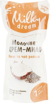 Жидкое мыло "Кокос и чай ройбуш" (дой-пак) - Milky Dream 1000ml (753397-26415)