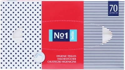 Салфетки універсальні №1, паперові чотиришарові 70 шт - Bella 70шт (386153-24774)