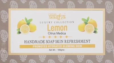 Мило ручної роботи "Лимон" - Aasha Herbals Luxury Collection Soap 100g (1025863-42315)