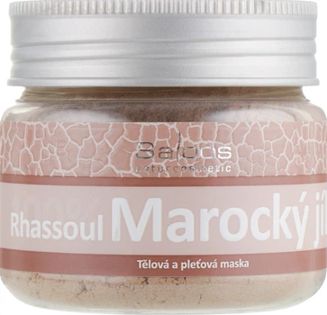 Марокканська глина для обличчя і тіла - Saloos Moroccan Clay for Face and Body 150g (648919-16659)
