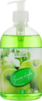 Рідке мило "Зелене яблуко" із дозатором - EkoLan 500ml (733125-34504)