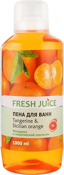 Пена для ванны "Мандарин и сицилийский апельсин" - Fresh Juice Tangerine and Sicilian 1000ml (233323-18561)