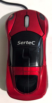 Мышка для ПК "Sertec" SM-2168 Red (Машинка)