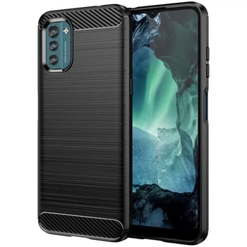Силиконовый (TPU) чехол UniCase Carbon для Nokia G21 / G11 - Black