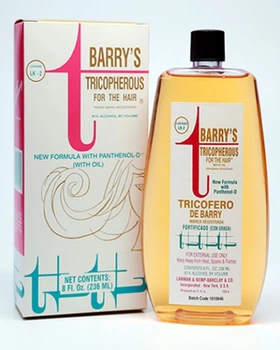 Тоник для волос укрепляющий от выпадения с пантенолом Barry's Tricopherous Hair tonic With Oil, 236 мл