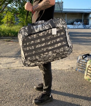 Тактична містка сумка на плече military big 60х40 см