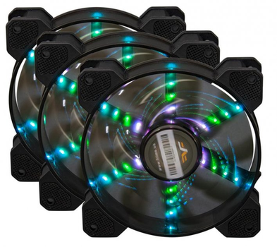 Система охлаждения Frime набор RGB-вентиляторов + Fun hub + ДУ Frime Iris Flicker KIT (IRISFLICKERKIT)