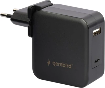 Сетевое зарядное устройство Gembird NPA-PD60-01 Black