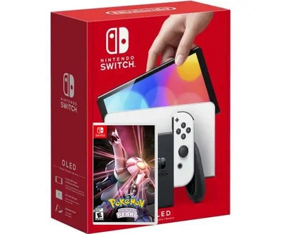 Nintendo Switch (OLED model) White + Pokemon Shining Pearl