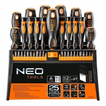 Набор отверток и насадок, 37 шт. NEO TOOLS 04-210