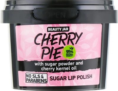 Beauty Jar Cherry Pie Lip Polish Пом'якшуючий цукровий скраб для губ 120g (609831-9875)