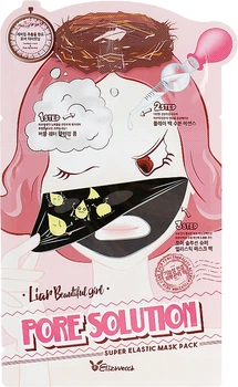 Маска трехступенчатая для сужения пор - Elizavecca Pore Solution Super Elastic Mask Pack 25ml (300441-3908)