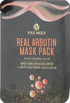 Маска тканевая с арбутином - Pax Moly Real Arbutin Mask Pack 25ml (836654-19504)