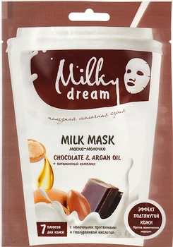 Тканевая маска для лица "Шоколад и аргановое масло" - Milky Dream 20ml (1021192-23949)