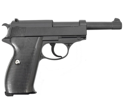 Страйкбольный спринговый пистолет Galaxy Walther P38 на пульках BB 6 мм металлический
