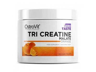 Креатин OstroVit Tri Creatine Malate 300 грамм Вкус Апельсин