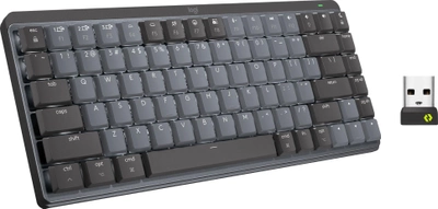 Клавиатура беспроводная Logitech MX Mechanical Mini Minimalist Graphite (920-010782)
