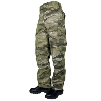 Тактические военные штаны Tru-Spec 24-7 Poly/Cotton R/S Pants w/Cell Phone Pockets, ATACS IX 34, Dig.Conc.Syst. A-TACS IX