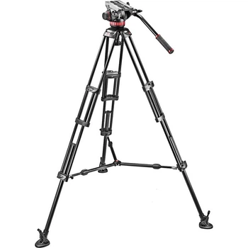 Штатив Manfrotto 546BK-1 PRO VIDEO ALUMINIUM SYSTEM-4KG + головка MVH502A (MVH502A,546BK-1)