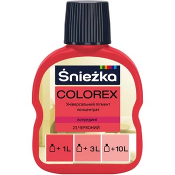 Универсальный пигментный концентрат Colorex Sniezka 23 красный 100 мл (103718)