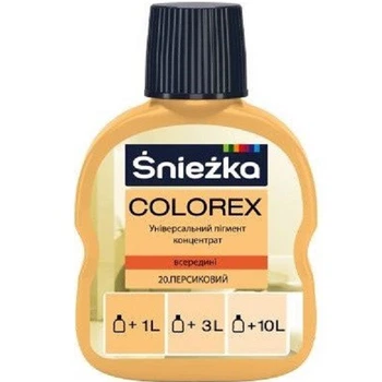 Универсальный пигментный концентрат Colorex Sniezka 20 персиковый 100 мл (103722)