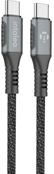 Кабель Intaleo CBGPD60WTT2 Type-C to Type-C 2 м 60W Сірий (1283126518102)