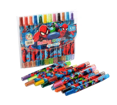 Восковые мелки MK 4392 (Spider Man)