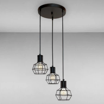 Люстра подвесная Light House LS-17201F-3 BK (300) черная