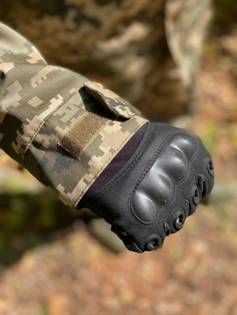 Перчатки тактические черные без пальцев ВСУ - 10шт размер L