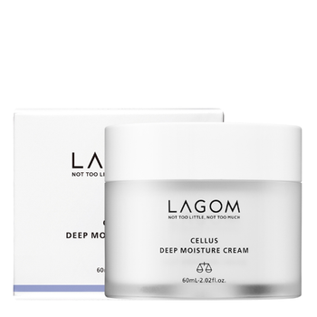 Увлажняющий крем с растительными стволовыми клетками Lagom Cellus Deep Moisture Cream 60 ml