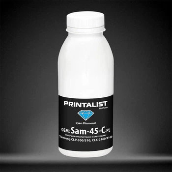 Тонер для Samsung CLT-P404C/XEV PRINTALIST Cyan 45г Sam-45-C-PL