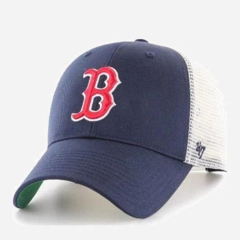 Кепка чоловіча літня 47Brand BOne Sizeton Red Sox B-BRANS02CTP-NYA One Size Білий/Зелений (192309815079)