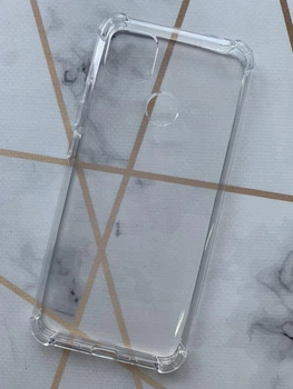 Прозрачный силиконовый чехол с утолщёнными углами для Xiaomi Redmi 9С