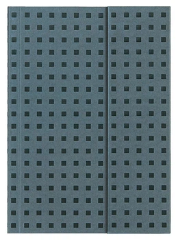 Записник Paper-Oh Quadro B5 / Нелінований Сірий на Чорному (9781439790557)