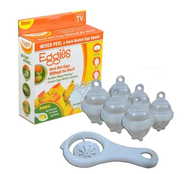 Набір форм для варення яєць без шкаралупи Eggies RedSun з ложкою-сепаратором