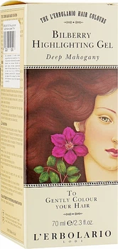Красящий гель с черникой "Красное дерево" - L'Erbolario Gel Al Mirtillo 70ml (49457-31103242)