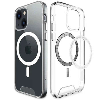 Чехол TPU Space Case with MagSafe для Apple iPhone 14 (6.1") Прозрачный Без бренда