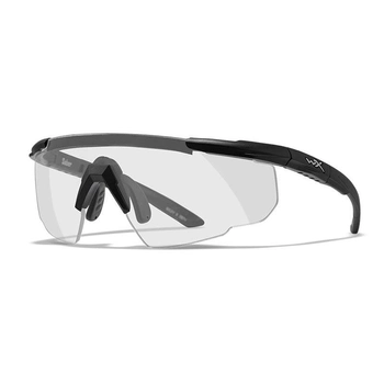 Балістичні окуляри для стрільби Wiley X SABRE ADV Clear Matte Black Frame із сумкою та шнурочком