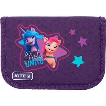 Пенал з наповненням Kite My Little Pony LP22-622H, 1 відділення, 2 відвороти