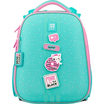 Рюкзак школьный каркасный Kite Education Moodboard K22-531M-2 1090 г 38х29х16 см бирюзовый
